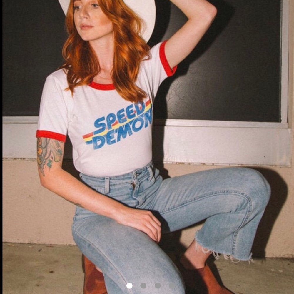 Vintage Logo “Speed Demon” 70’s Cotton Tee